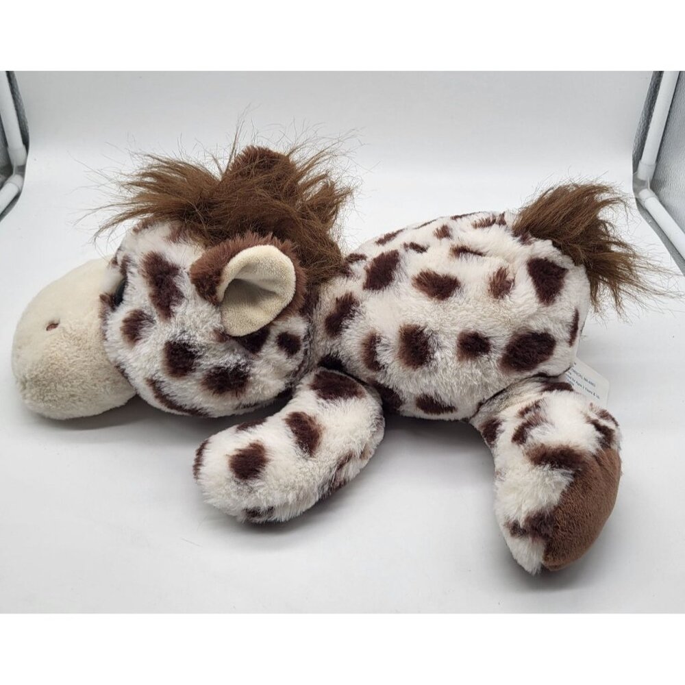 Floppy Lying Brown & White Spotted Horse Cuddle Plush Stuffed Animal - Picture 4 of 10